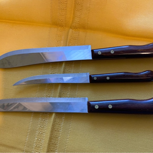 Sears Kitchen Knives, Set od 3  Stainless USA - Picture 1 of 4